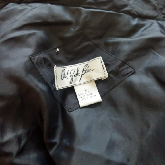 Out of the Blue Vintage Silk Jacket - Picture 5 of 5